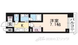 べラジオ京都烏丸十条２間取り図面