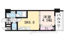 べラジオ京都烏丸十条２間取り図面