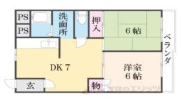 ロイヤルハイツ亀岡間取り図面