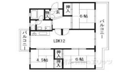 保津川団地3号棟間取り図面