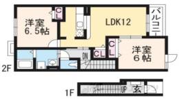 ヴィラ　パーチェ間取り図面