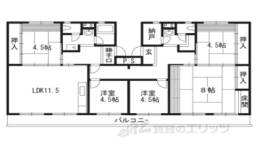 保津川団地５号棟間取り図面