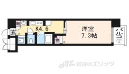 エステムコート京都河原町プレジール間取り図面