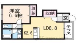 フローラルコートＤＳ間取り図面