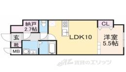レジデンス牧野間取り図面