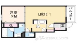 ラズベリー　コート間取り図面