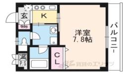 アベニール出町柳間取り図面