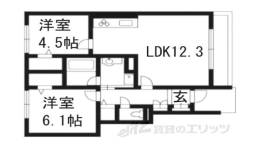 ヴェール桃山間取り図面