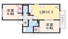 クローバー２間取り図面