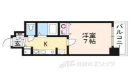 スワンズ京都油小路間取り図面