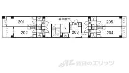 イクスピリオド京都河原町間取り図面
