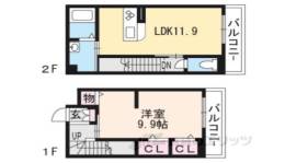 シャーメゾン東浅井間取り図面