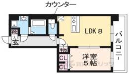 プレサンス京都天使突抜奏間取り図面