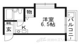 リバーパレス鴨川間取り図面