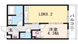 ＴｈｅＰａｒｋＭａｉｓｏｎ御所西間取り図面