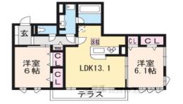 シェモワ　Ａ棟間取り図面