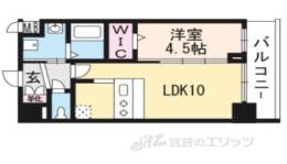 プレデコート西京極間取り図面