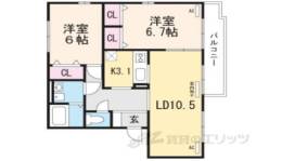夢咲きの里　Ｅ間取り図面