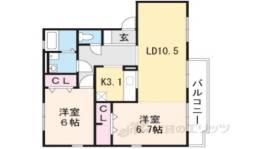 夢咲きの里　Ｅ間取り図面