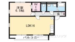 夢咲きの里　Ｂ間取り図面