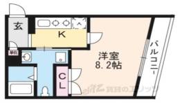 アンシェンヌ京都衣笠間取り図面