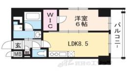 ベラジオ四条通間取り図面