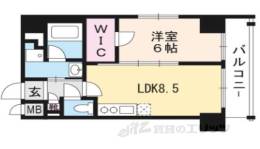ベラジオ四条通間取り図面