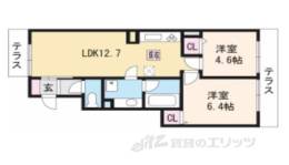 セジュール烏丸御池間取り図面