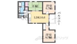 センターコート間取り図面