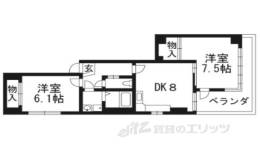 カバーロ京都御池間取り図面
