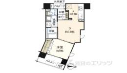 プラネスーペリア京都四条河原町間取り図面