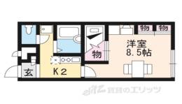 レオパレスメゾンこなん２間取り図面