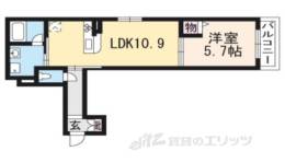 イストワール御池間取り図面