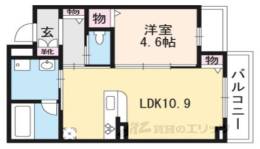 イストワール御池間取り図面