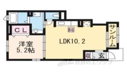ロジュマン　ミユキ２間取り図面