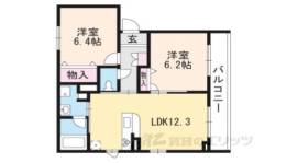 ヴィラフルール御陵間取り図面