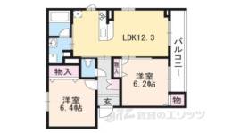 ヴィラフルール御陵間取り図面