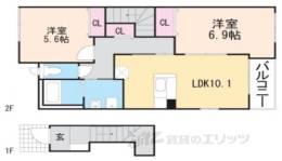 Ｐｌａｉｓｉｒ　Ｃｈａｔｅａｕ間取り図面