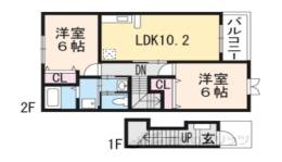 アガパンサス１間取り図面