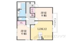 リビングタウン水口Ｄ棟間取り図面