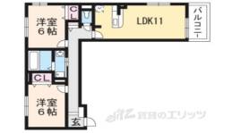 カーサデルソーレ２間取り図面