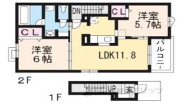 シャン・ノールXXI間取り図面