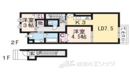 Ｓａｎ　ｄｕ　Ｗｉｌｌ　２間取り図面