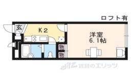 レオパレス甲賀駅前１間取り図面