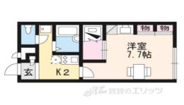 レオパレス甲賀駅前２間取り図面