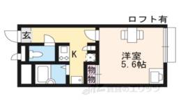 レオパレス南小路間取り図面
