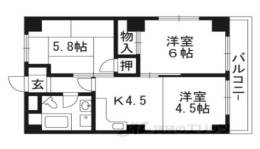 シャトー桃山間取り図面