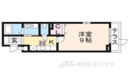 アロッジオ指月間取り図面