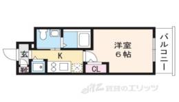 エスリード江坂広芝町1003間取り図面