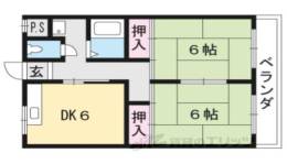 シャインハイツ　ヨシザワ２間取り図面